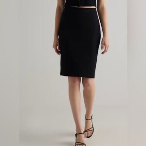 Zara Black Asymmetrical Skirt